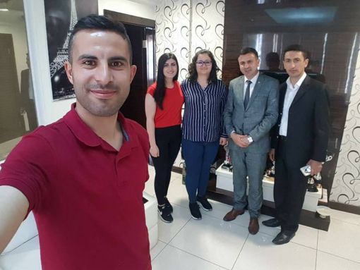  Ahi Yurdu Gazetesi ve Kırşehir24Haber'e Ziyaretimiz.Haber koordinatörleri Burcu Öztürk spor muhabiri Salih Hançer ile bir araya geldik Ünal Kaya