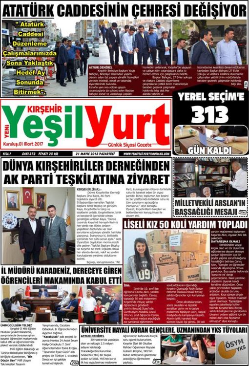 YEREL VE ULUSAL BASINIMIZA TEŞEKKÜRLER