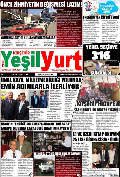 YEREL VE ULUSAL BASINIMIZA TEŞEKKÜRLER