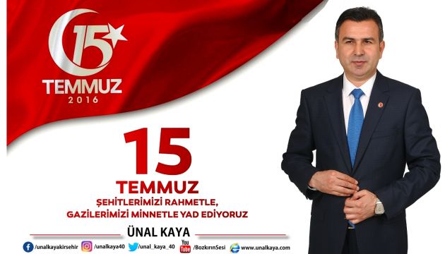 15 TEMMUZ HAİN DARBE GİRİŞİMİNDEN SONRA Şerefli TÜRK MİLLETİ “MİLLİ DİRİLİŞ ve MİLLİ UYANIŞA” geçmiş