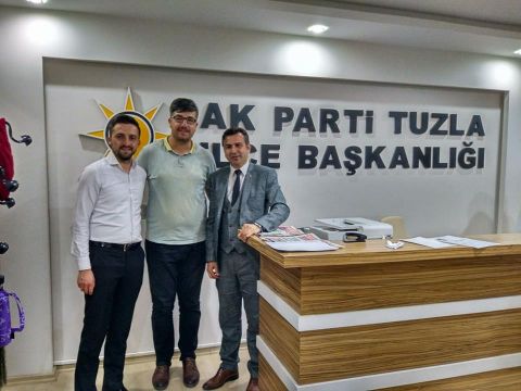 AKPARTİ TUZLA İLÇE BAŞKANLIĞIMIZA ZİYARETİMİZ